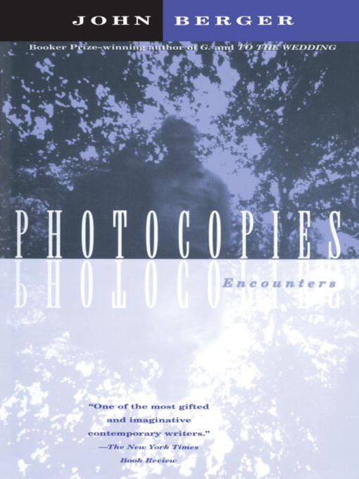 Title details for Photocopies by John Berger - Available